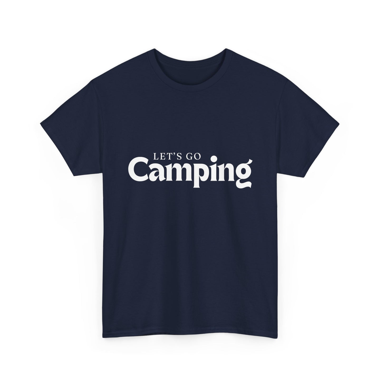 "Let's go camping" Unisex Cotton Tee