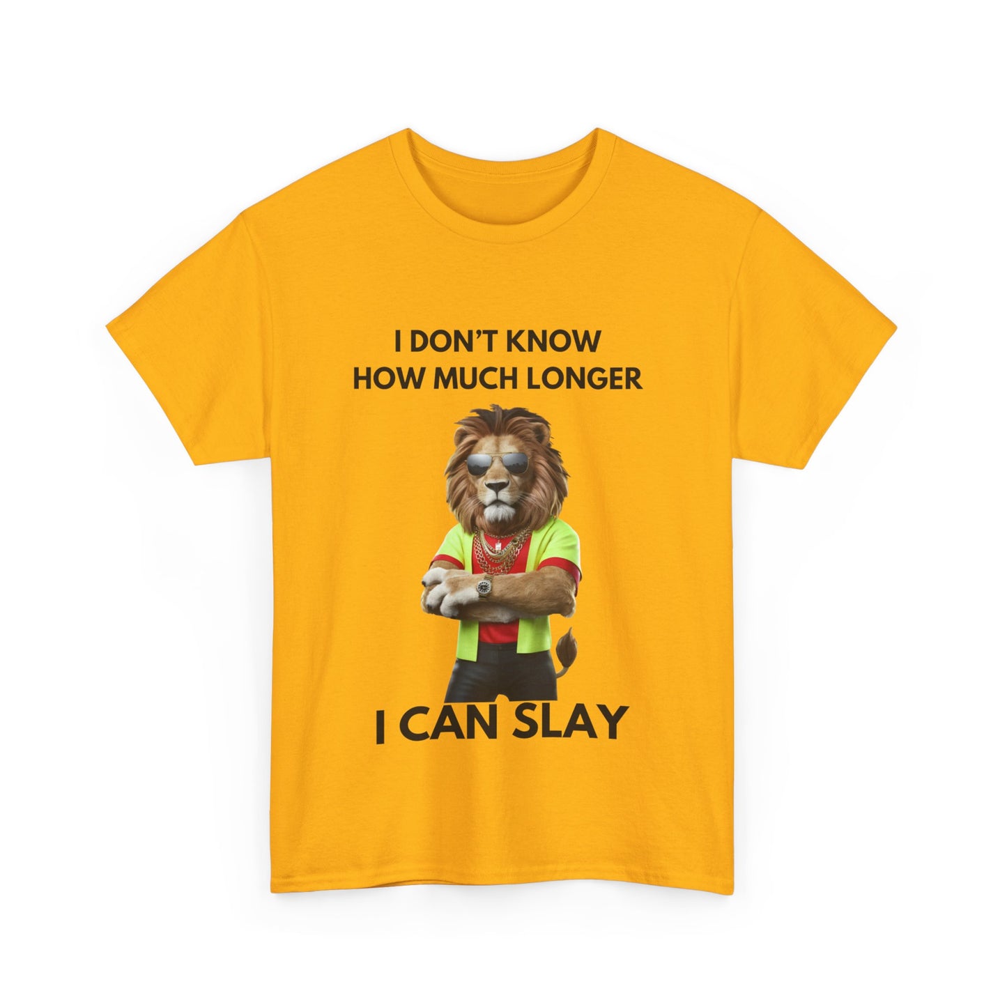 "I don’t know how much longer I can slay" Unisex Cotton Tee