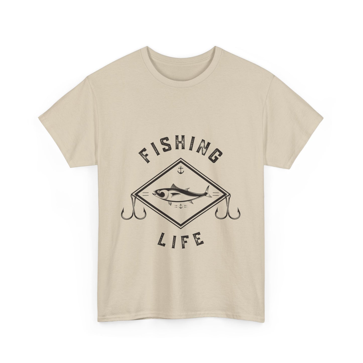 "Fishing life" Unisex Cotton Tee