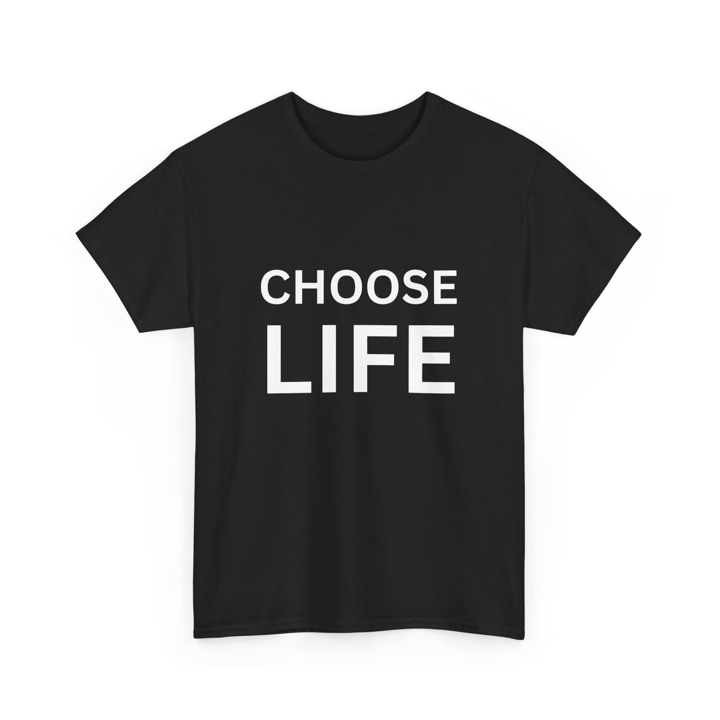 "Choose life" Unisex Cotton Tee