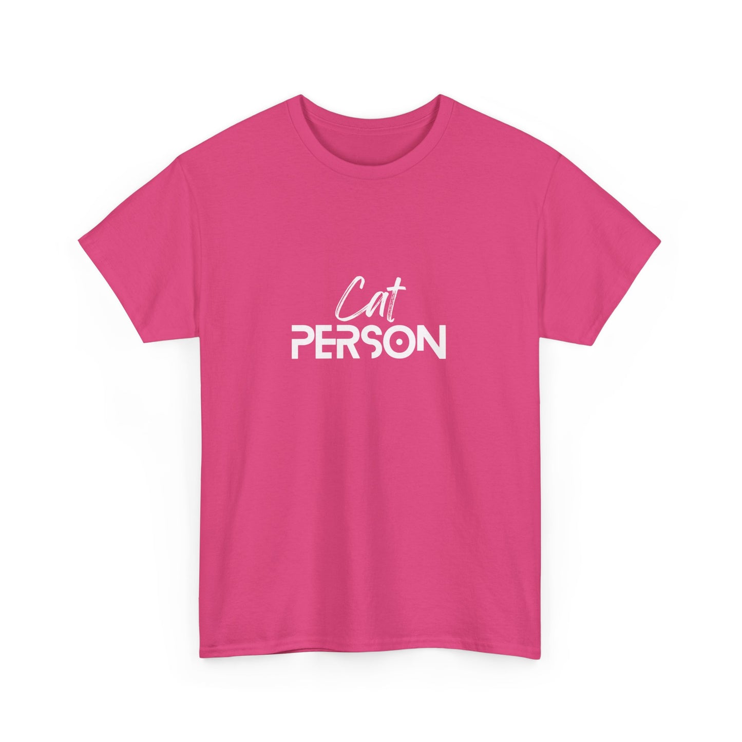 "Cat person" Unisex Cotton Tee