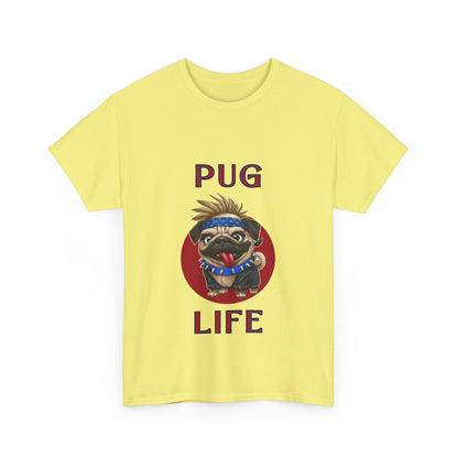 "Pug life" Unisex Cotton Tee