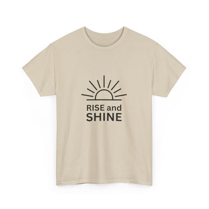 "Rise and shine" Unisex Cotton Tee