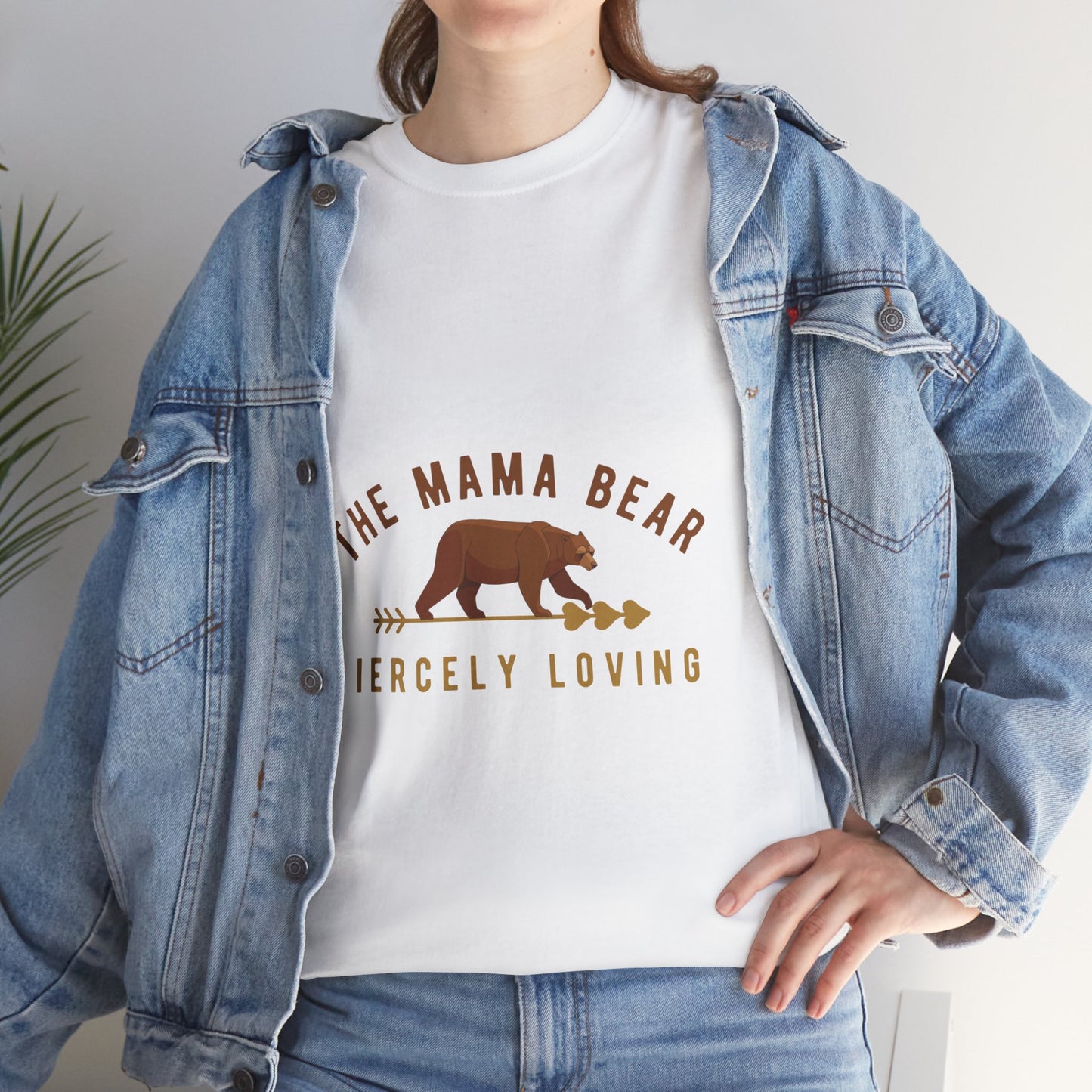 "The mama bear. Fiercely loving" Unisex Tee