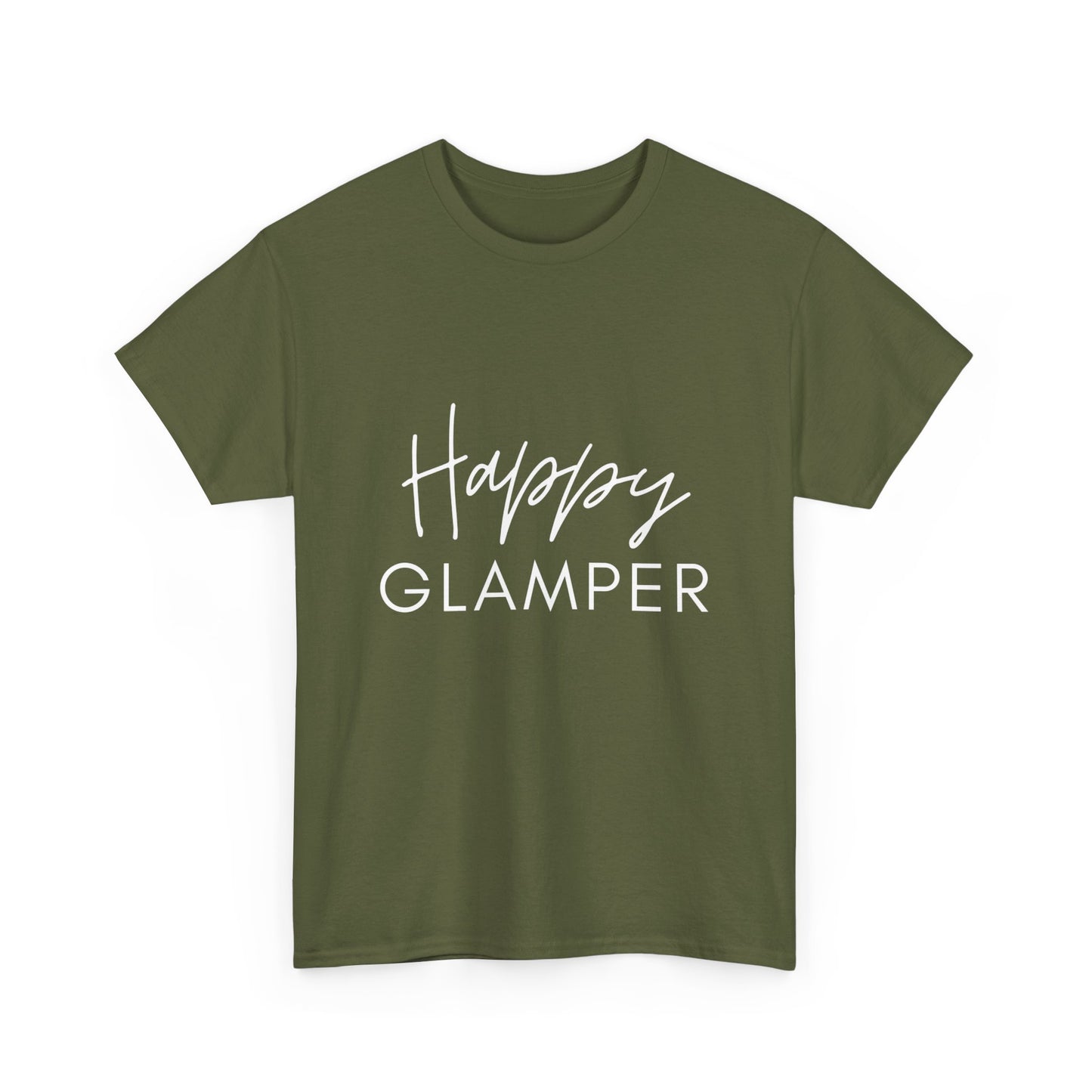 "Happy glamper" Unisex Cotton Tee