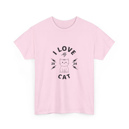 "I love my Cat" Unisex Cotton Tee