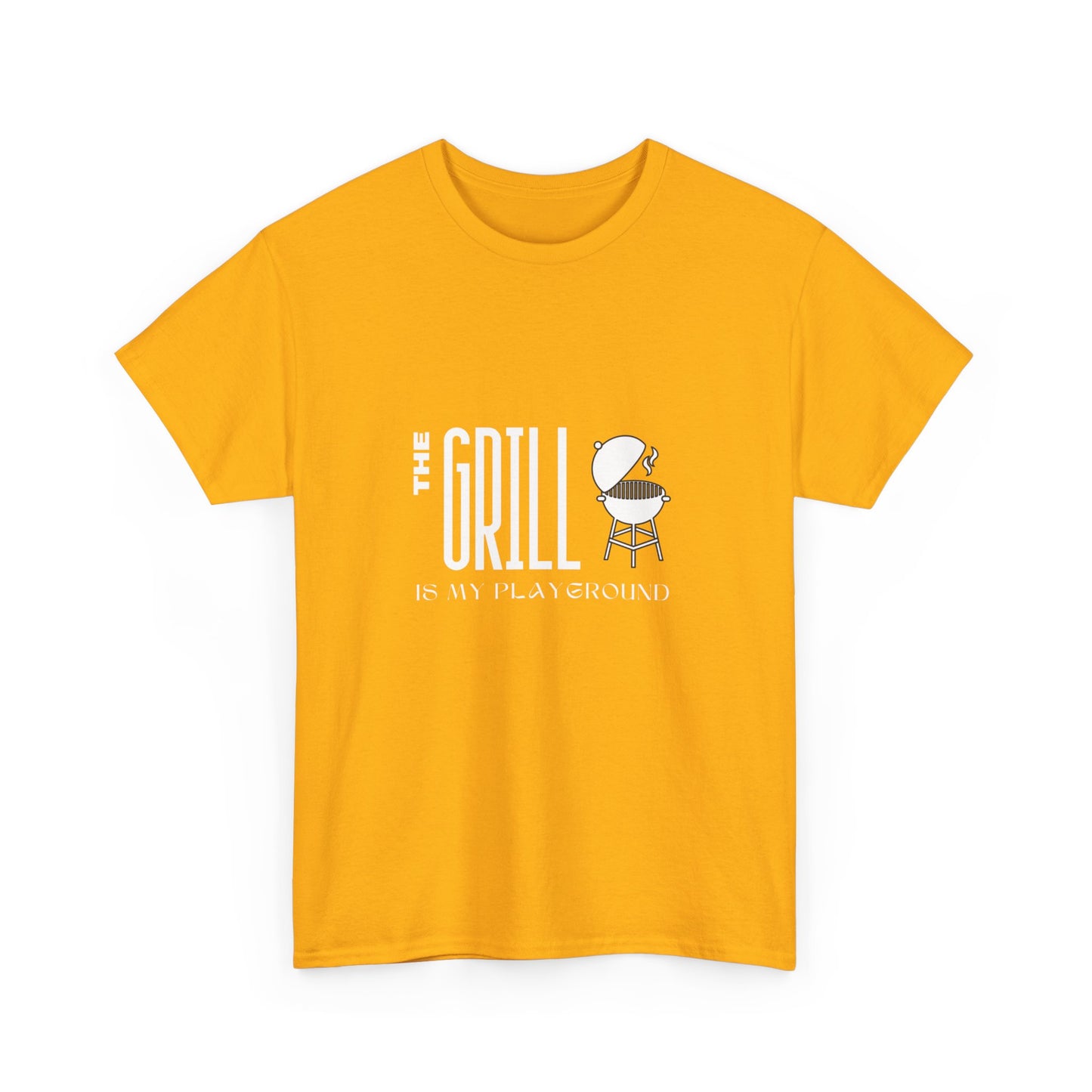 "The grill is my playground." Unisex Cotton Tee