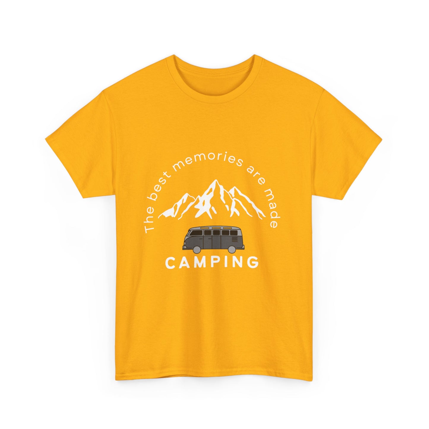 "The best memories are made camping" Unisex Cotton Tee