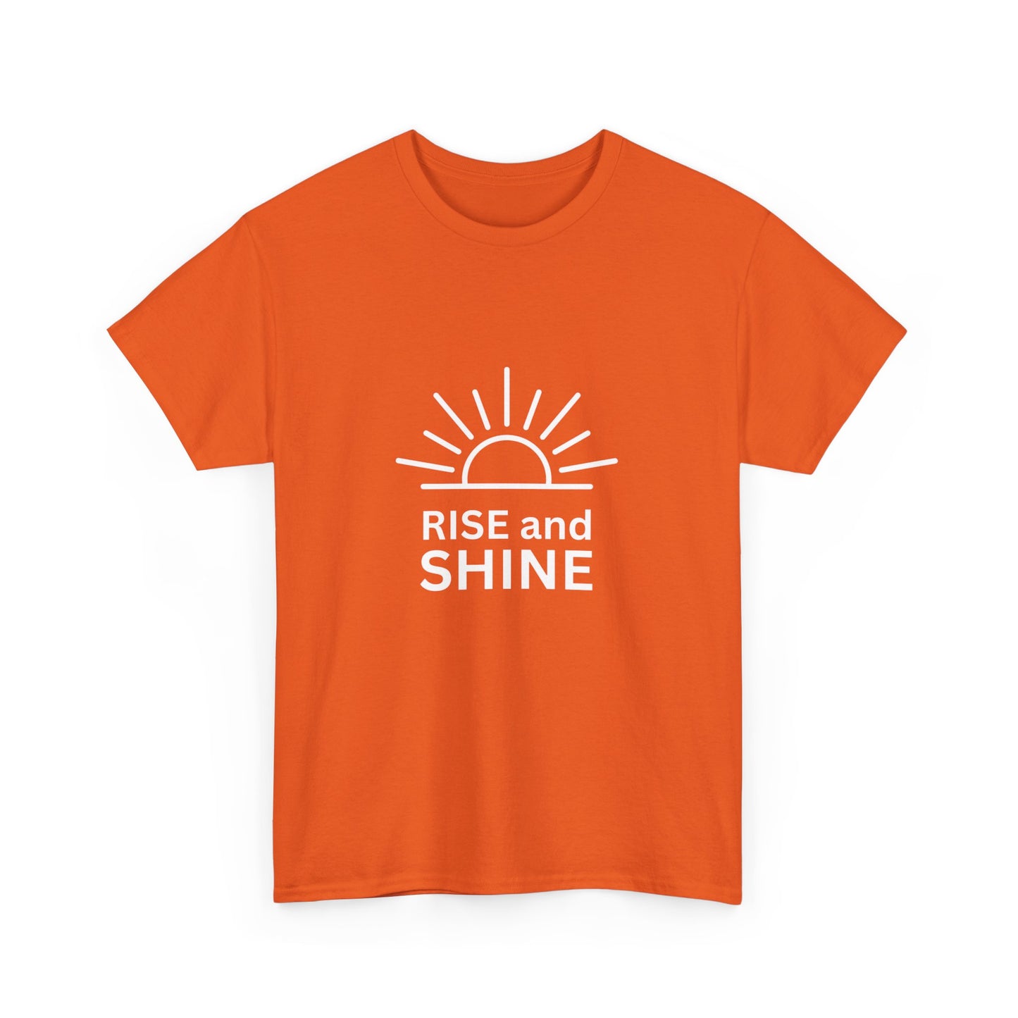 "Rise and shine" Unisex Cotton Tee