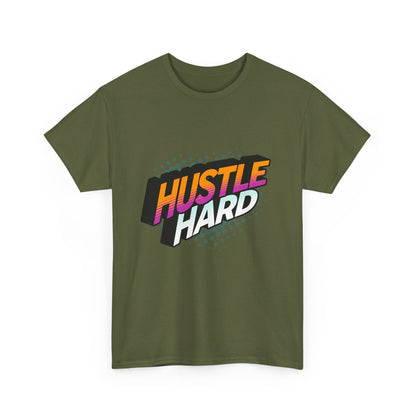 "Hustle hard" Unisex Cotton Tee