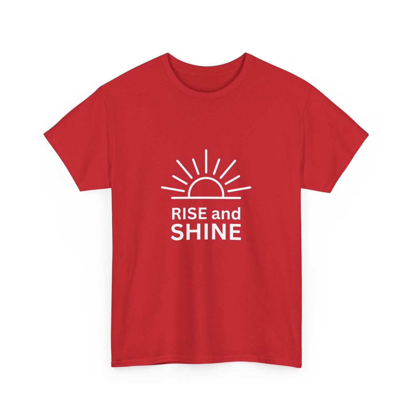 "Rise and shine" Unisex Cotton Tee