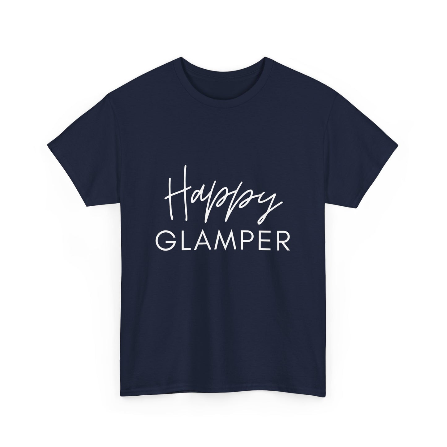 "Happy glamper" Unisex Cotton Tee