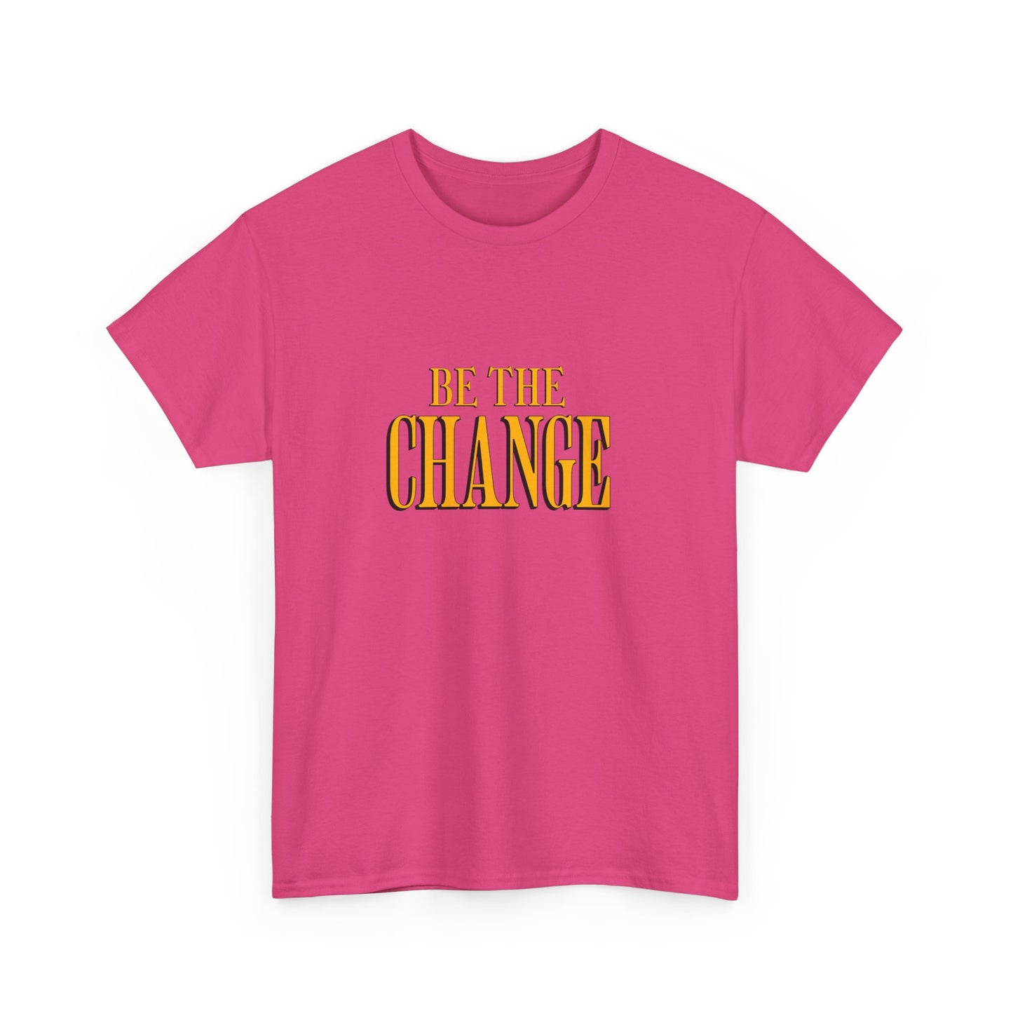 "Be the change" Unisex Cotton Tee