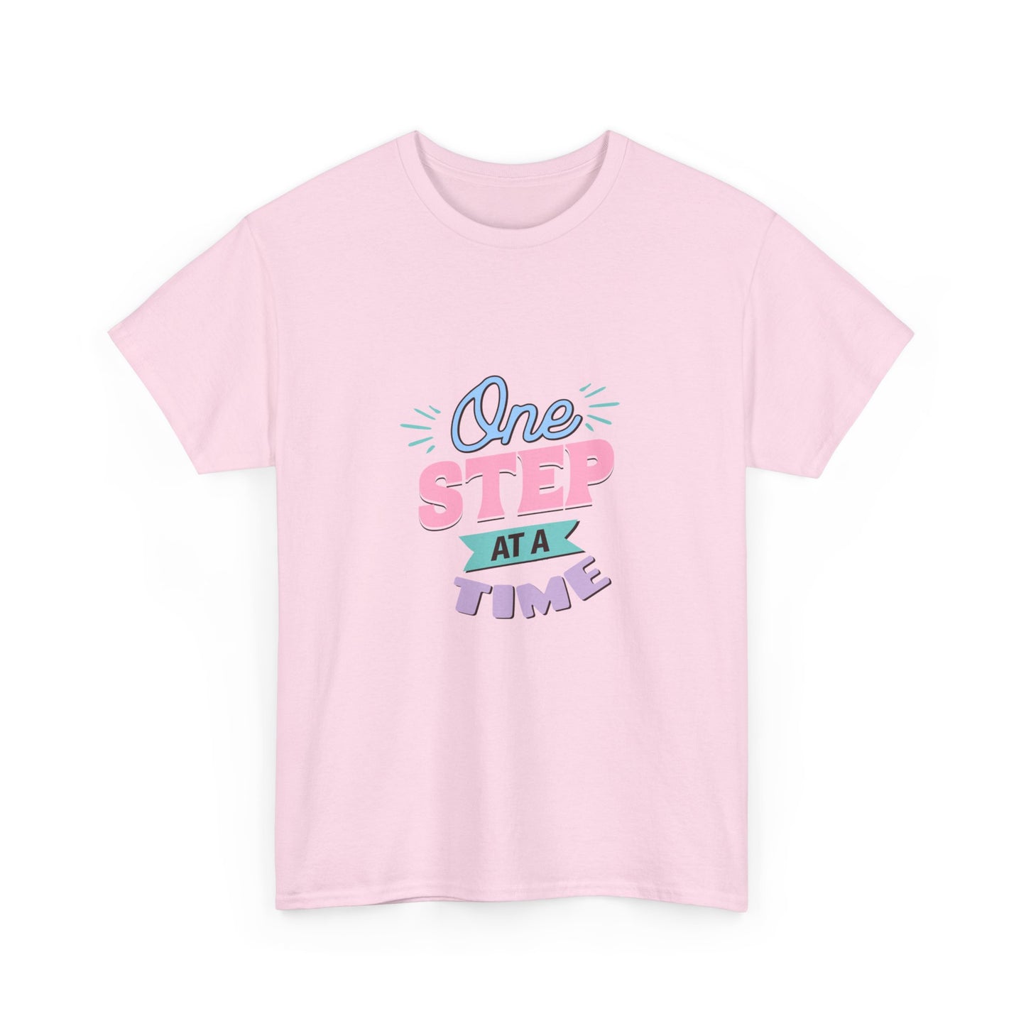 "One step at a time" Unisex Cotton Tee