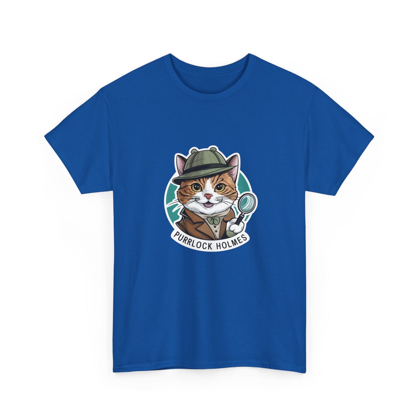 "Purrlock Holmes" Unisex Cotton Tee