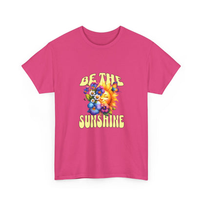 "Be the sunshine" Unisex Cotton Tee