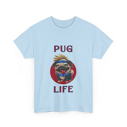 "Pug life" Unisex Cotton Tee