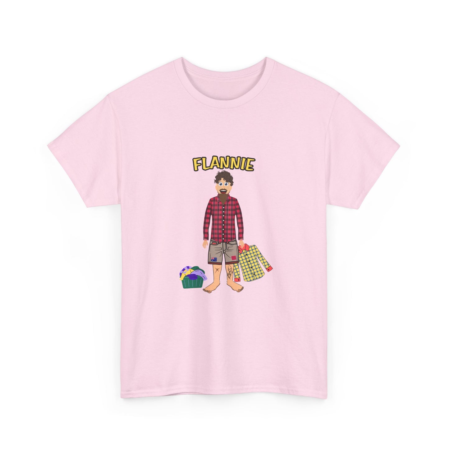 "Flannie" Unisex Cotton Tee