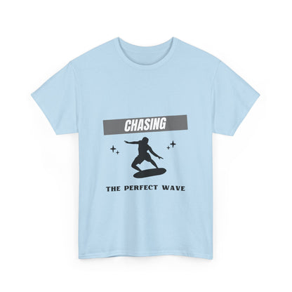 "Chasing the perfect wave." Unisex Cotton Tee