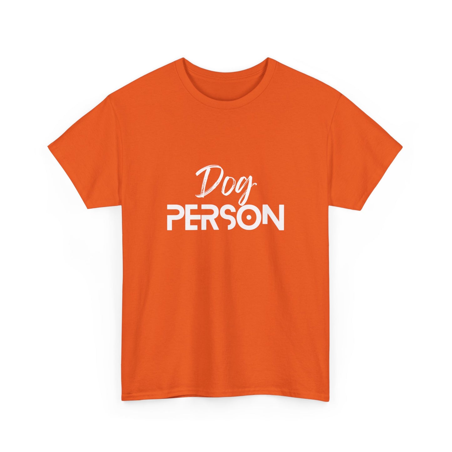 "Dog person" Unisex Cotton Tee