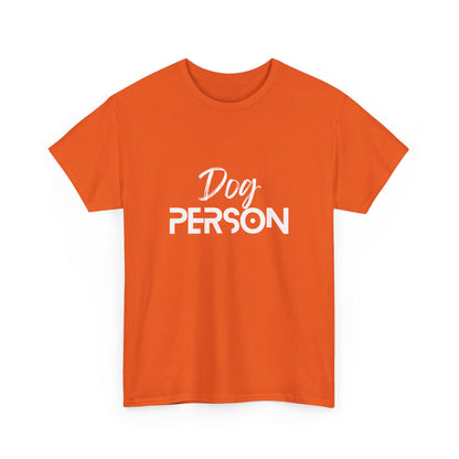 "Dog person" Unisex Cotton Tee