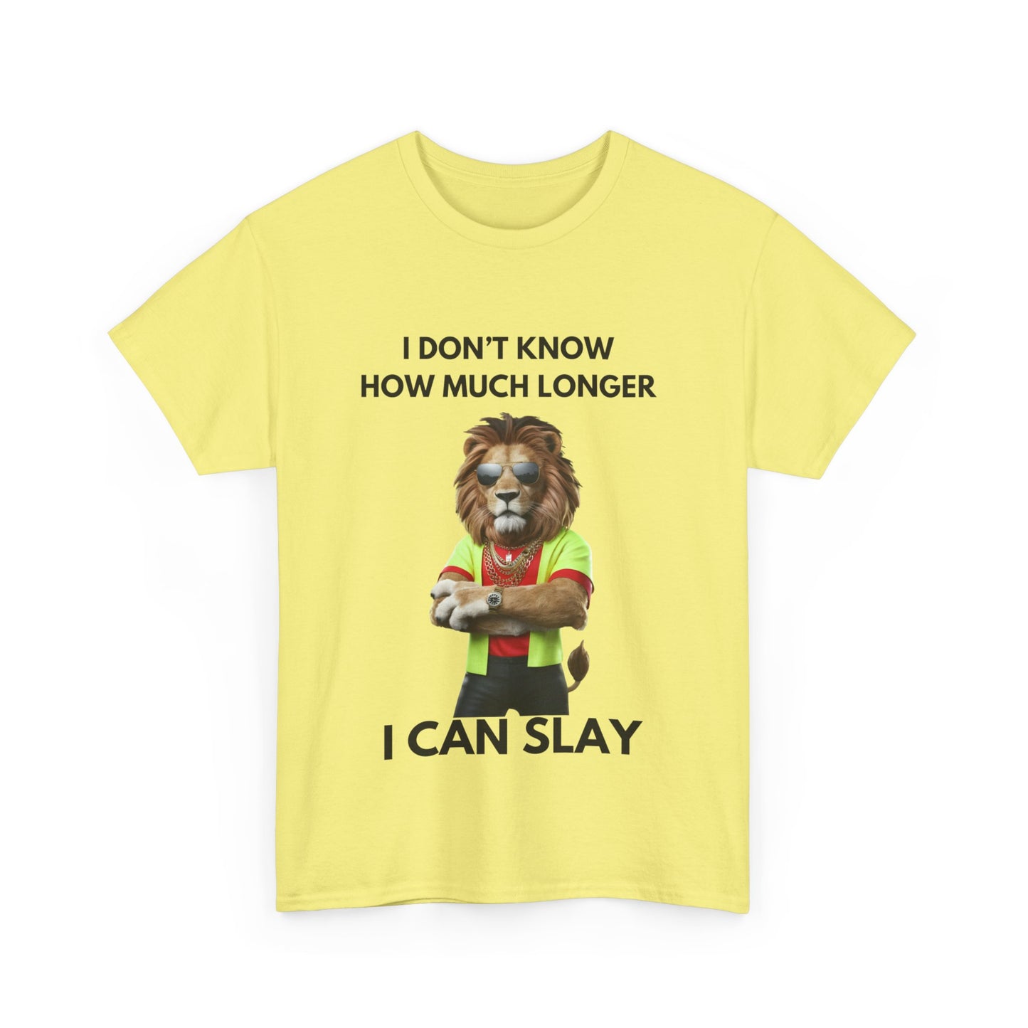 "I don’t know how much longer I can slay" Unisex Cotton Tee