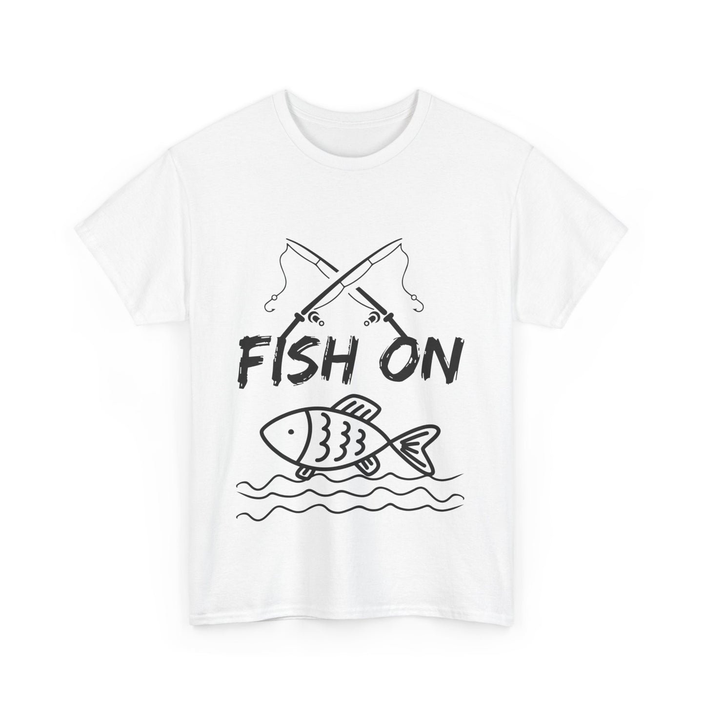 "Fish on" Unisex Cotton Tee