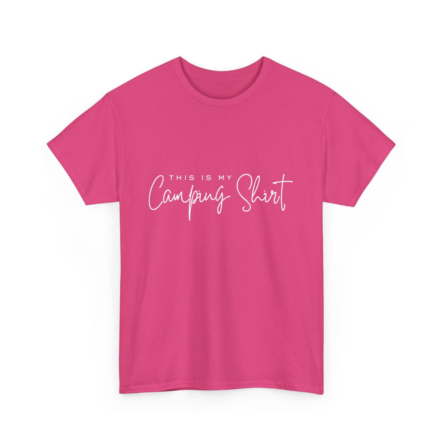 "This is my camping shirt" Unisex Cotton Tee