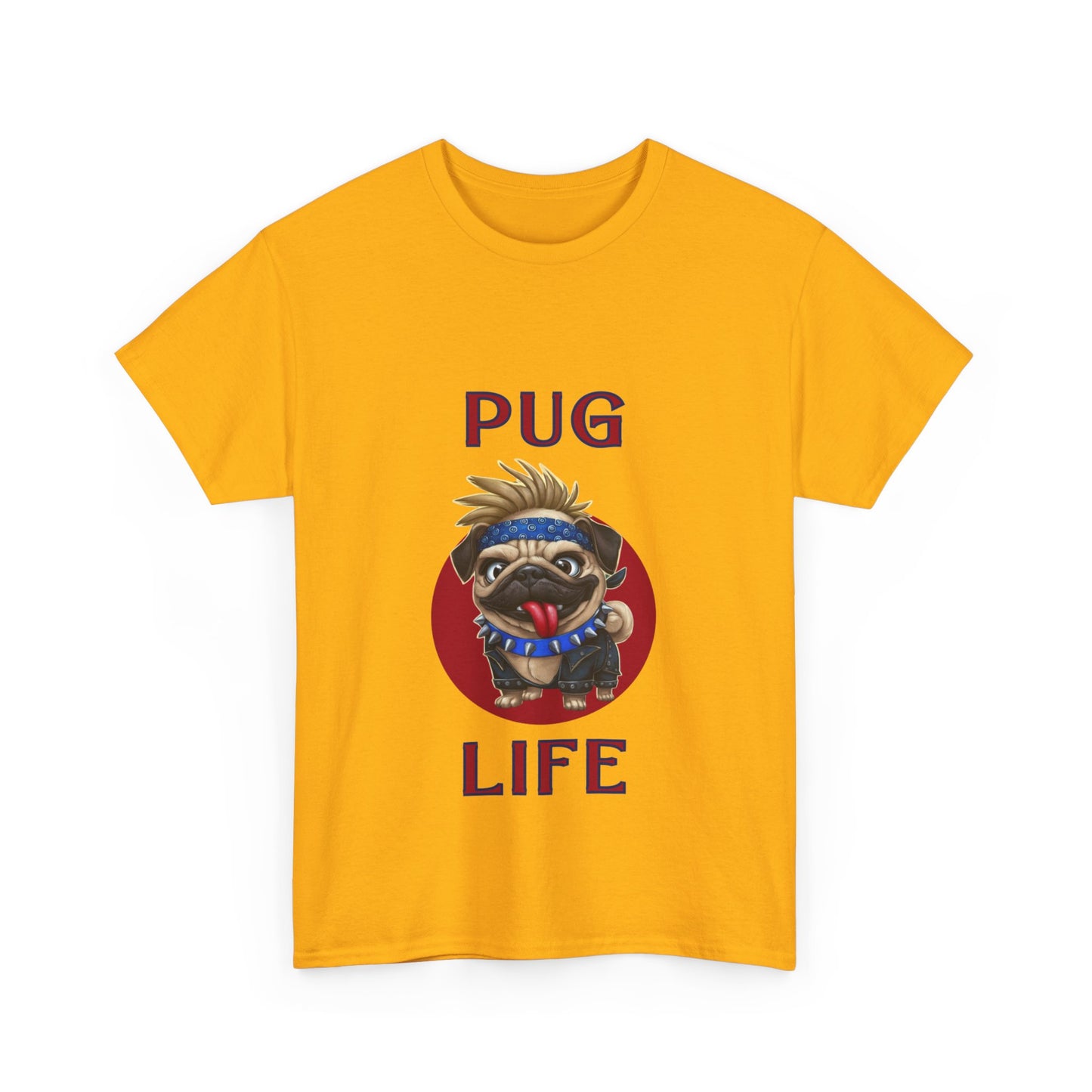 "Pug life" Unisex Cotton Tee