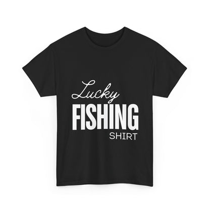 "Lucky fishing shirt" Unisex Cotton Tee