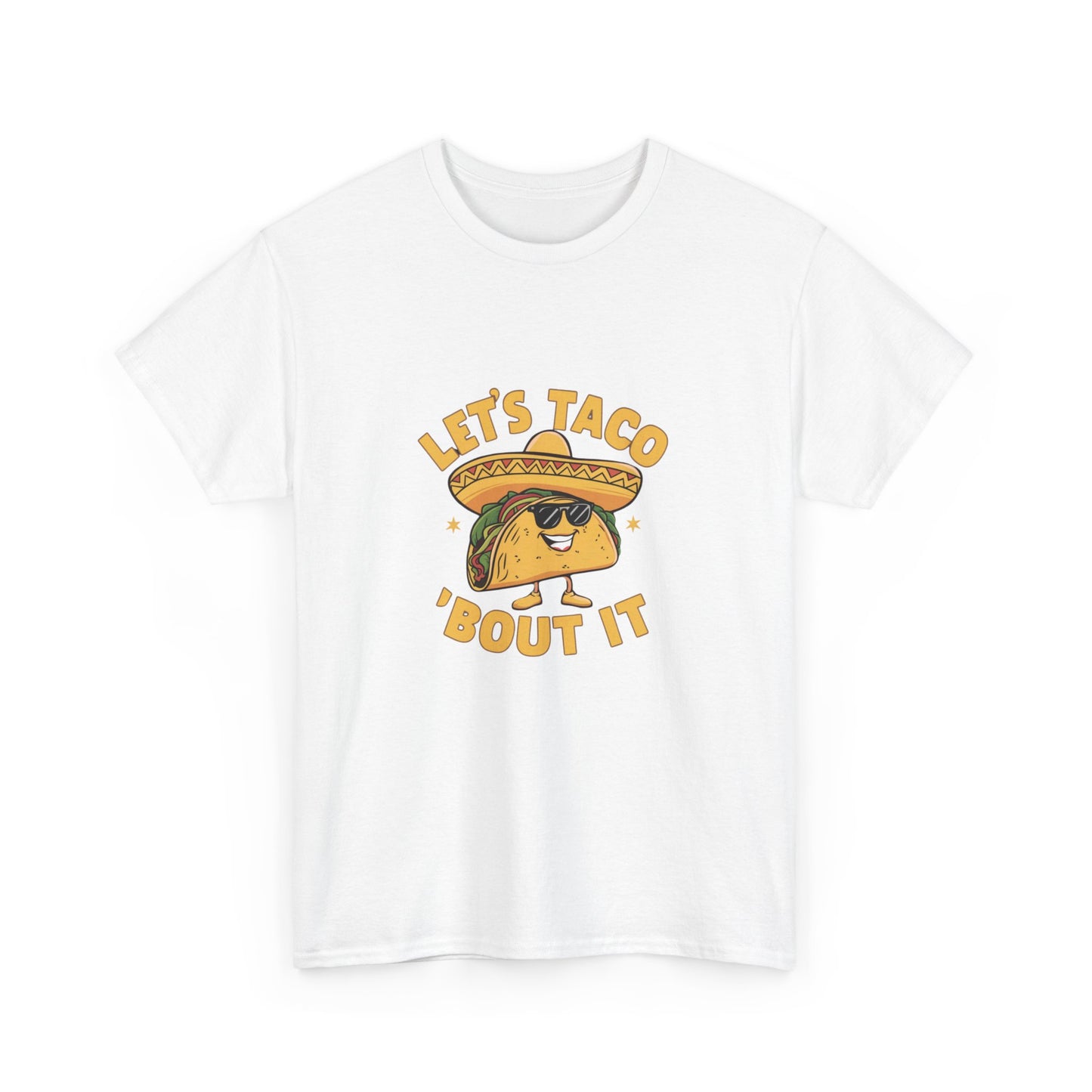 "Let's taco bout it" Unisex Cotton Tee