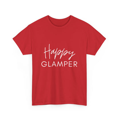 "Happy glamper" Unisex Cotton Tee