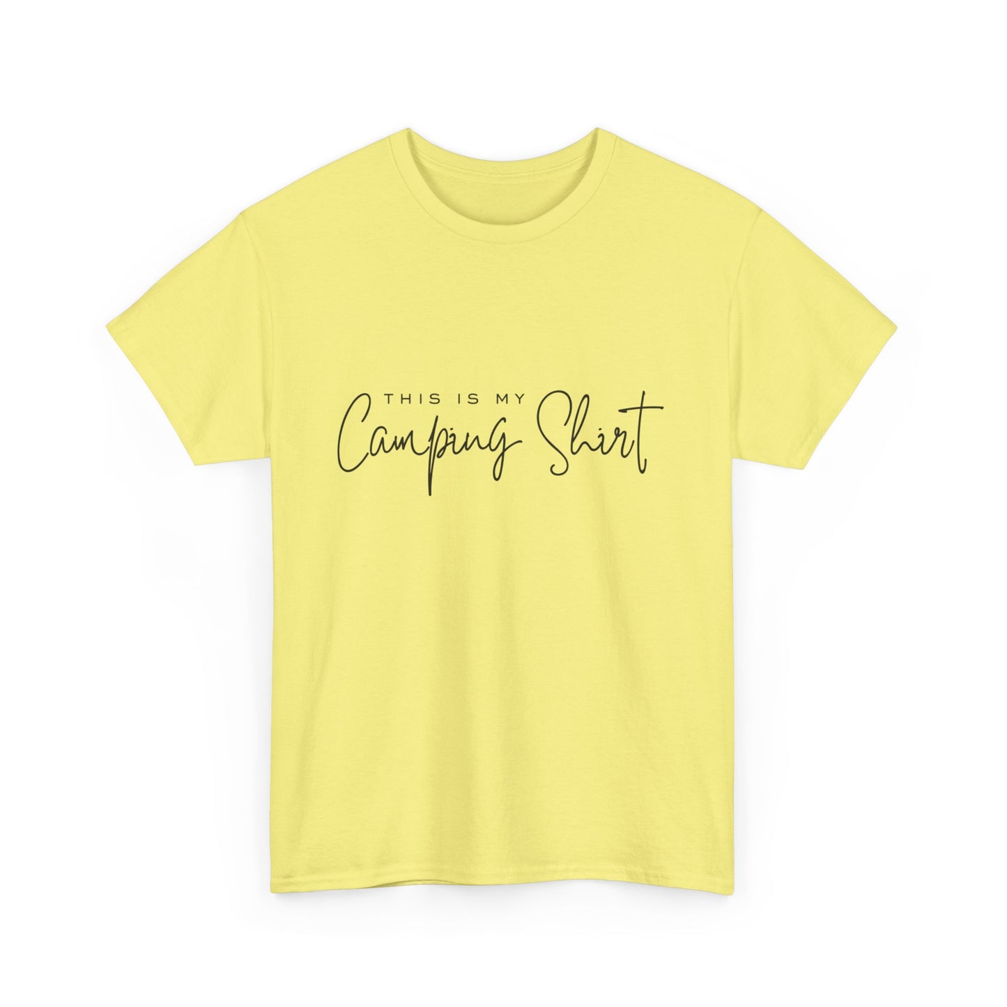 "This is my camping shirt" Unisex Cotton Tee