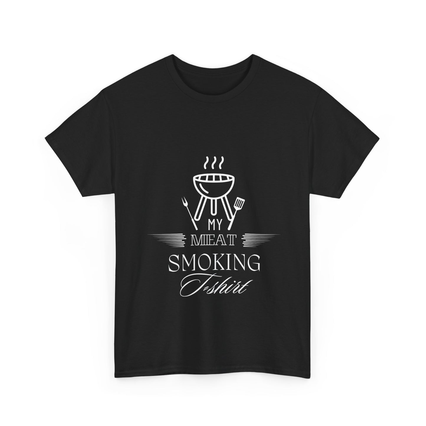 "My meat smoking t-shirt" Unisex Cotton Tee