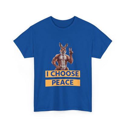 "I choose peace" Unisex Cotton Tee