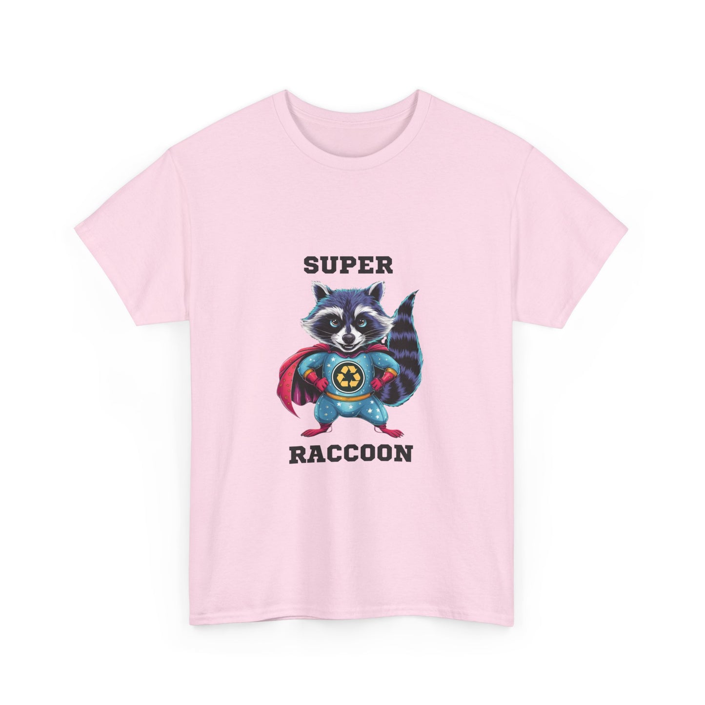 "Super raccoon" Unisex Cotton Tee