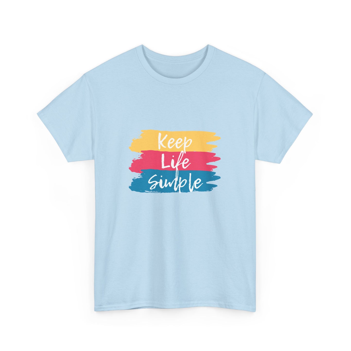 "Keep life simple" Unisex Cotton Tee