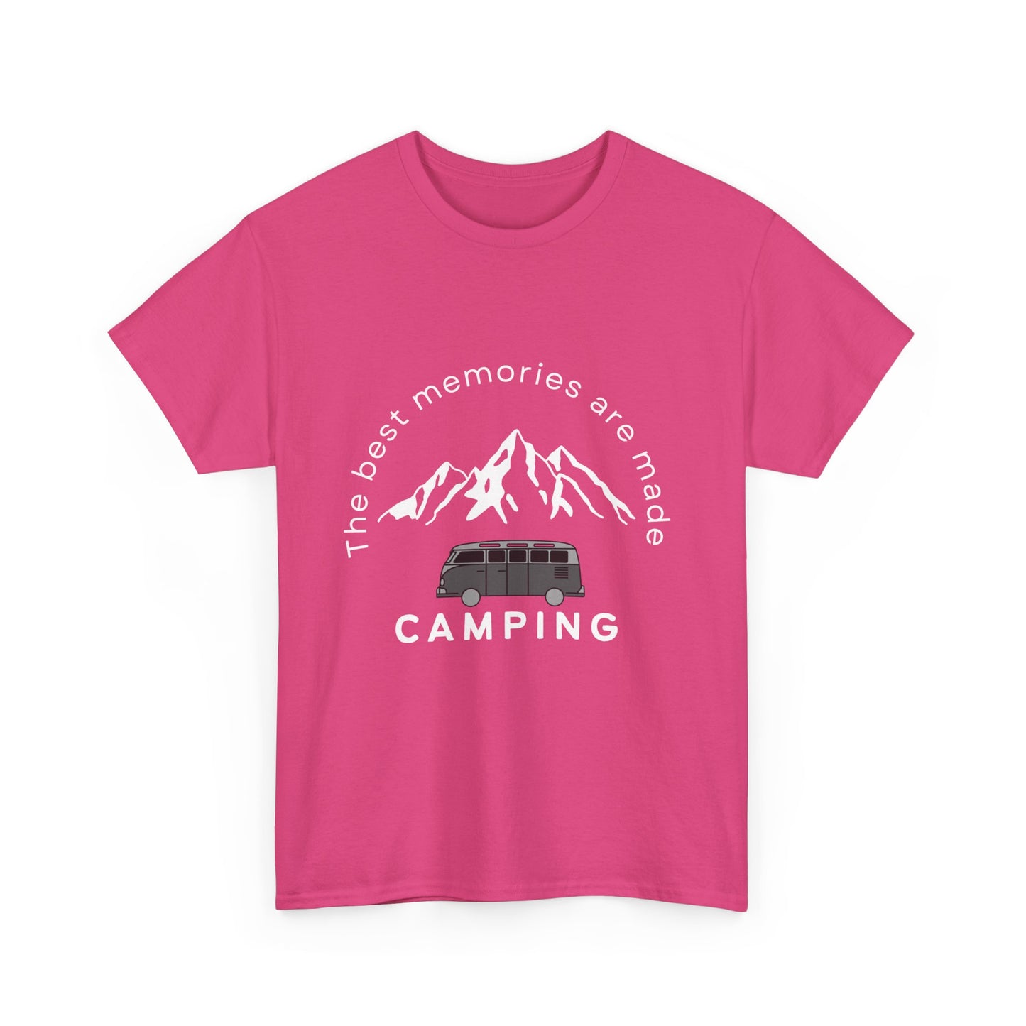 "The best memories are made camping" Unisex Cotton Tee