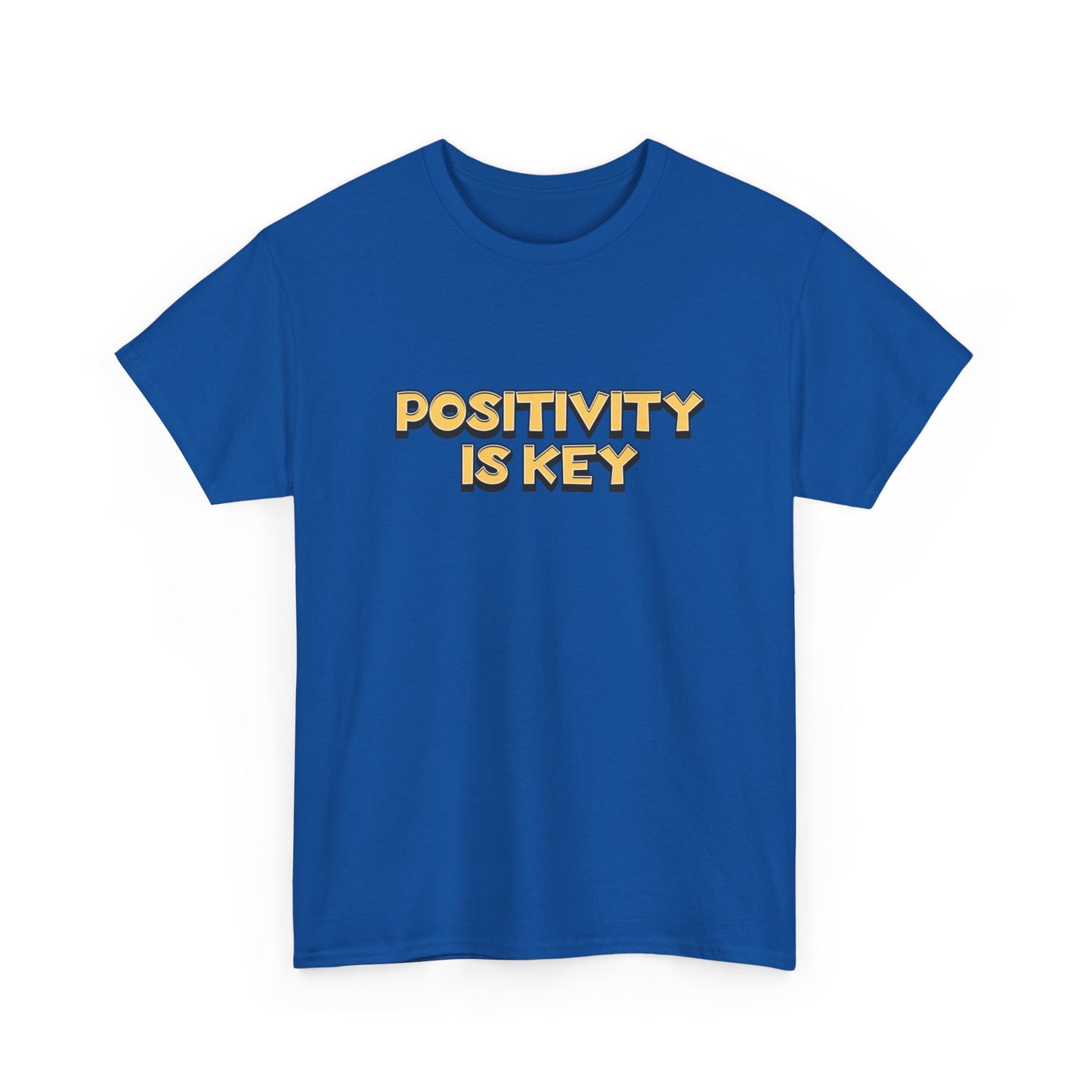 "Positivity is key" Unisex Cotton Tee