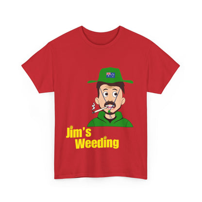 "Jim’s weeding" Unisex Cotton Tee