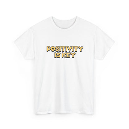 "Positivity is key" Unisex Cotton Tee