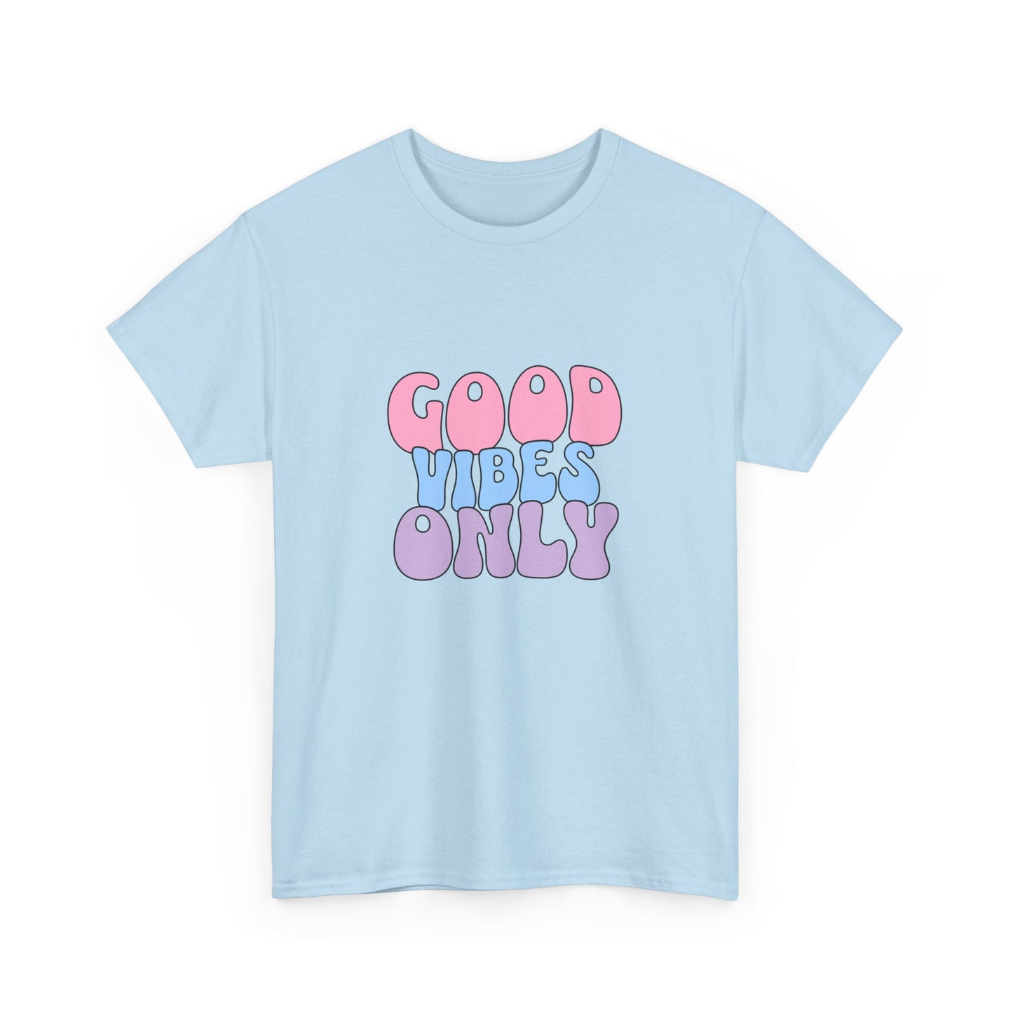 "Good vibes only" Unisex Cotton Tee