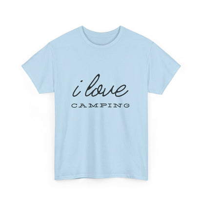 "I love camping" Unisex Cotton Tee