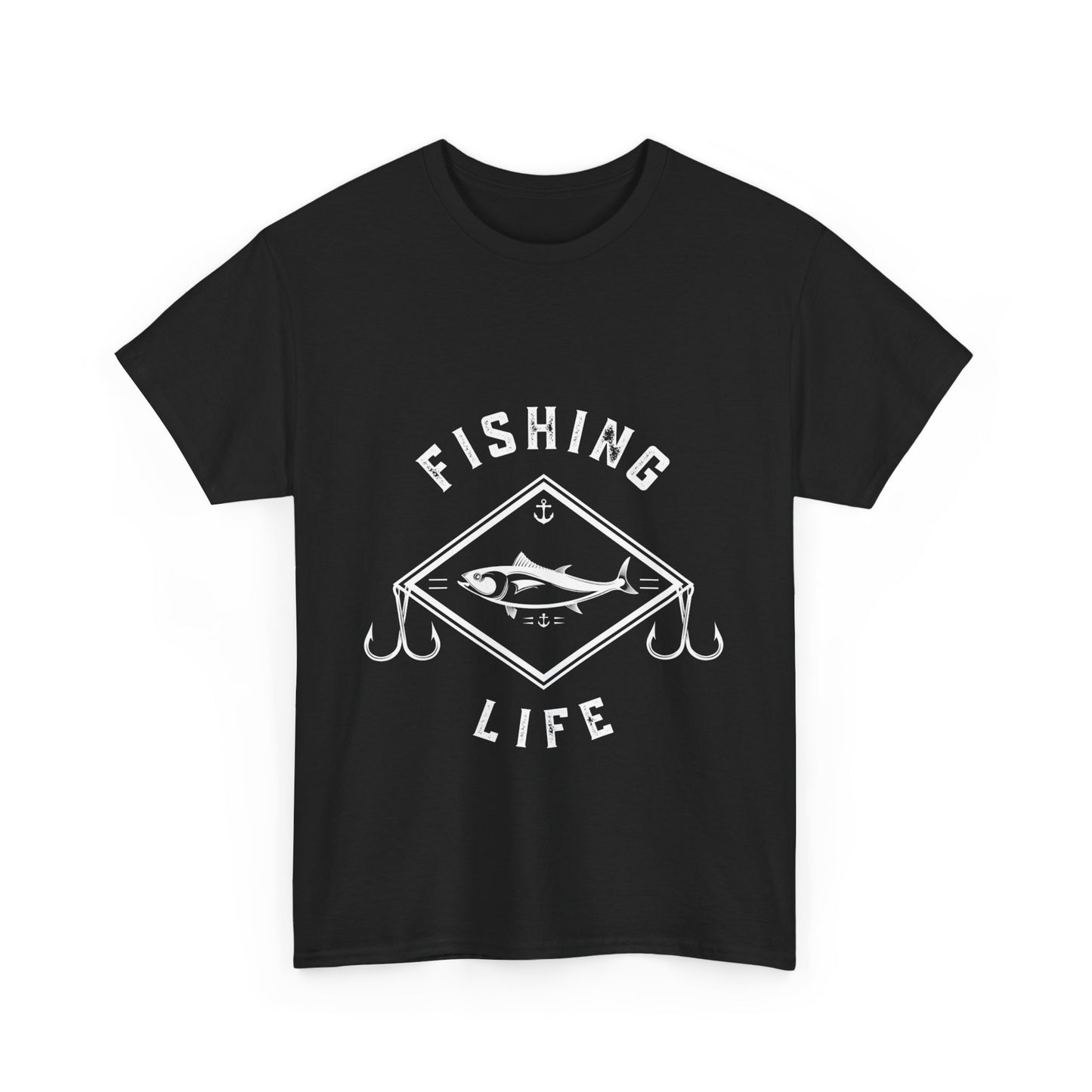 "Fishing life" Unisex Cotton Tee