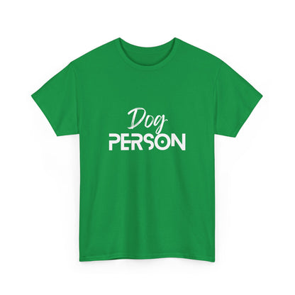 "Dog person" Unisex Cotton Tee