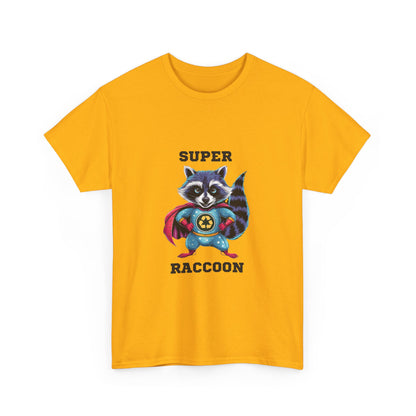 "Super raccoon" Unisex Cotton Tee