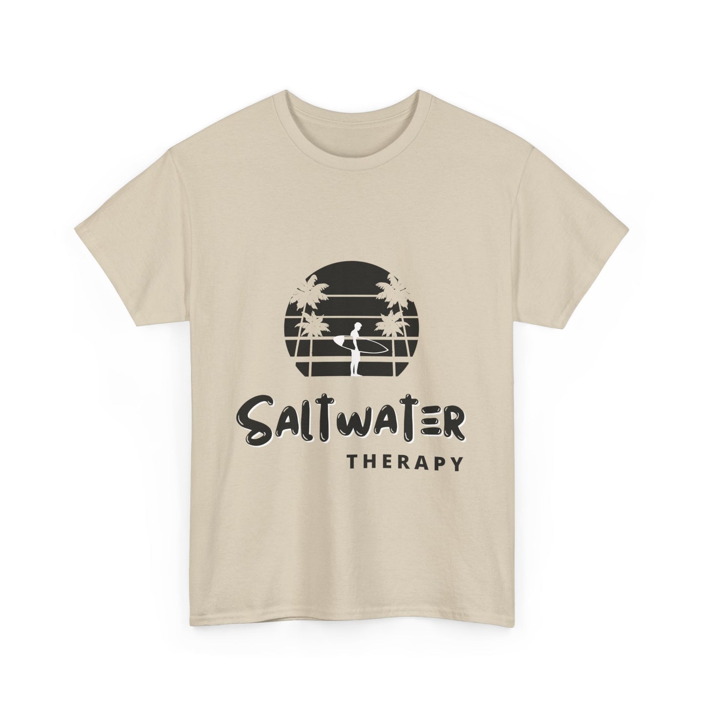 "Saltwater therapy. " Unisex Cotton Tee