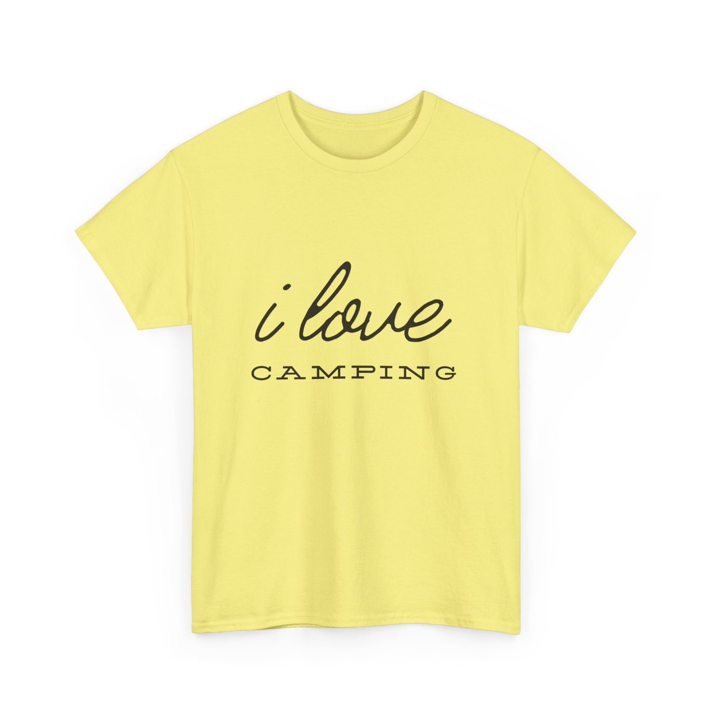 "I love camping" Unisex Cotton Tee