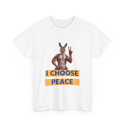 "I choose peace" Unisex Cotton Tee