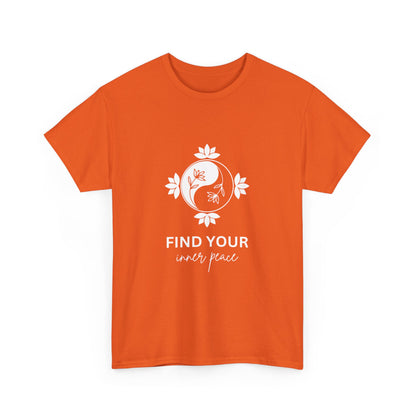 "Find your inner peace" Unisex Cotton Tee